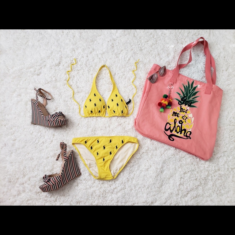 Ralph Lauren Yellow Bikini